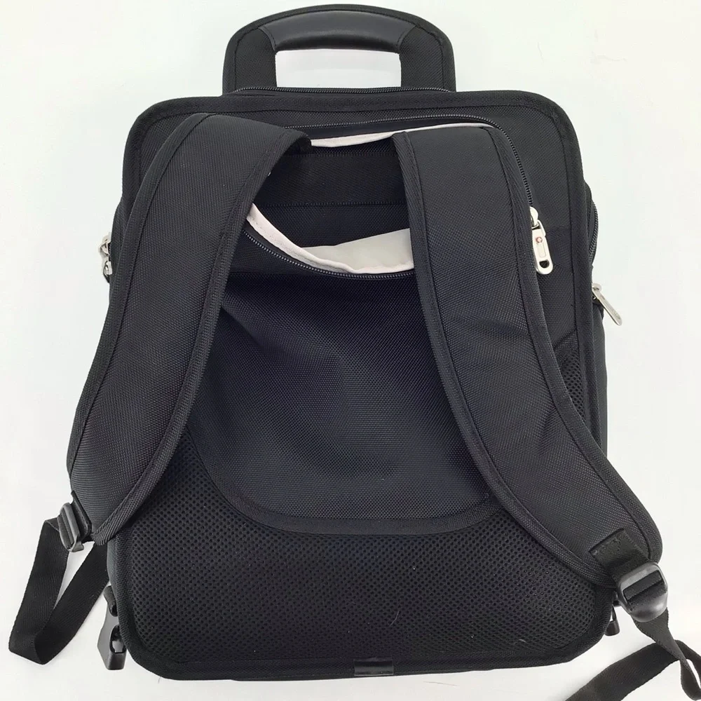 Swissgear Black Square Travel Laptop Bag Convertible Backpack